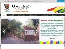 Tablet Screenshot of gurukulschool.in